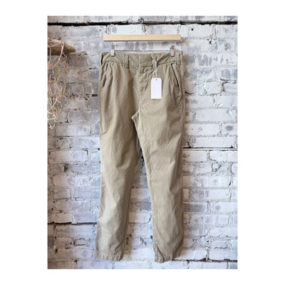 Men's khaki twill chino pants by Save Khaki United, featuring classic fit and durable fabric on a neutral background.