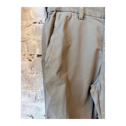 Men's Twill Original Chino by Save Khaki United in Root color, showing the fit and fabric texture of these stylish men's chinos.