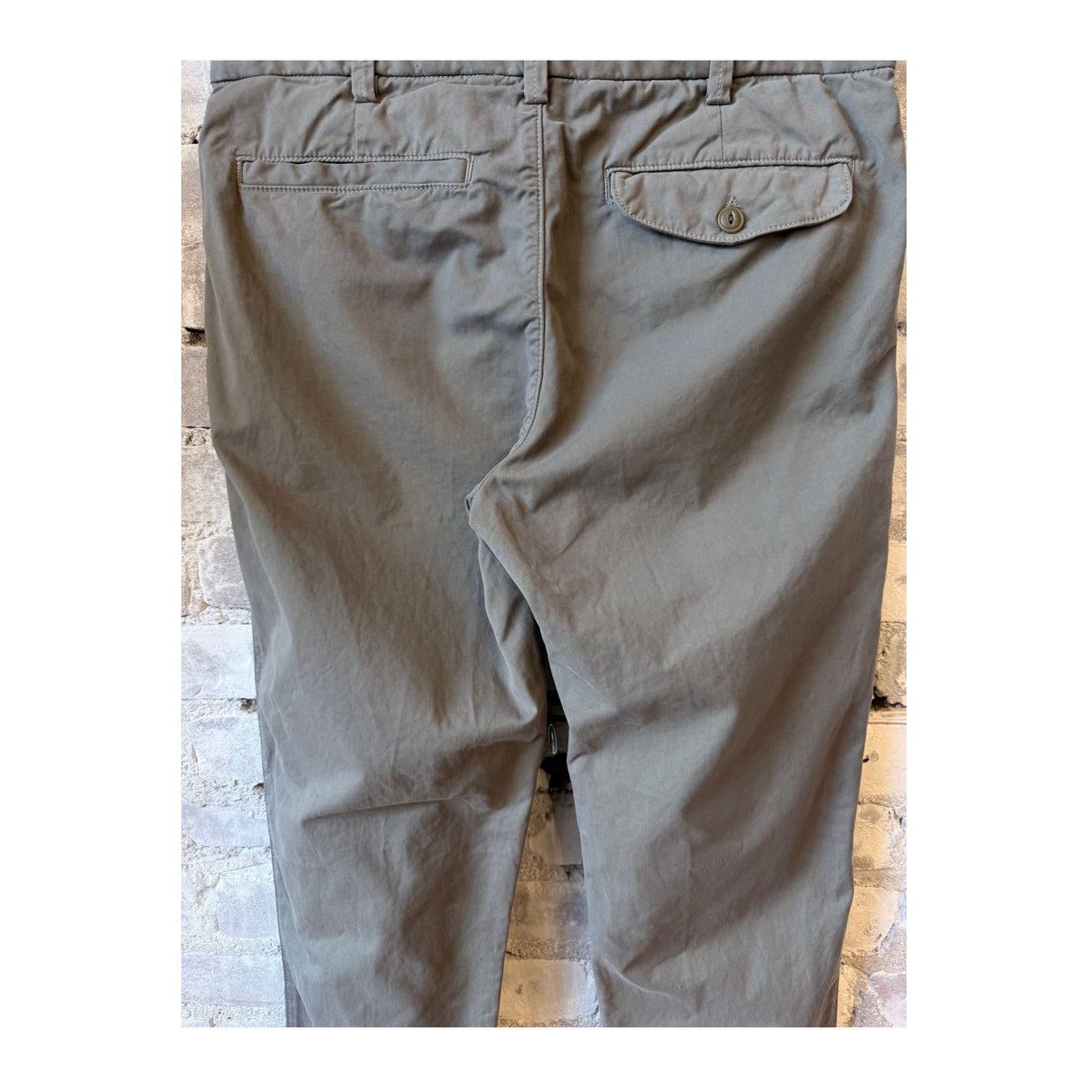 Men's Save Khaki United Twill Original Chino in Root color, showcasing the tailored fit and classic design of the casual men's pants.