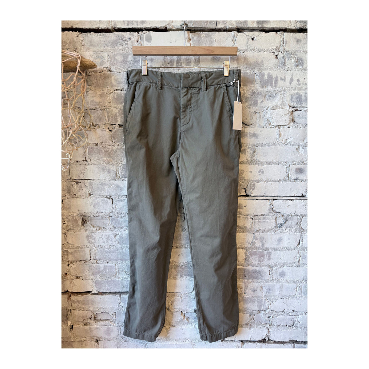 Men's Save Khaki United Twill Original Chino in Root color, front view showing classic fit and clean design.