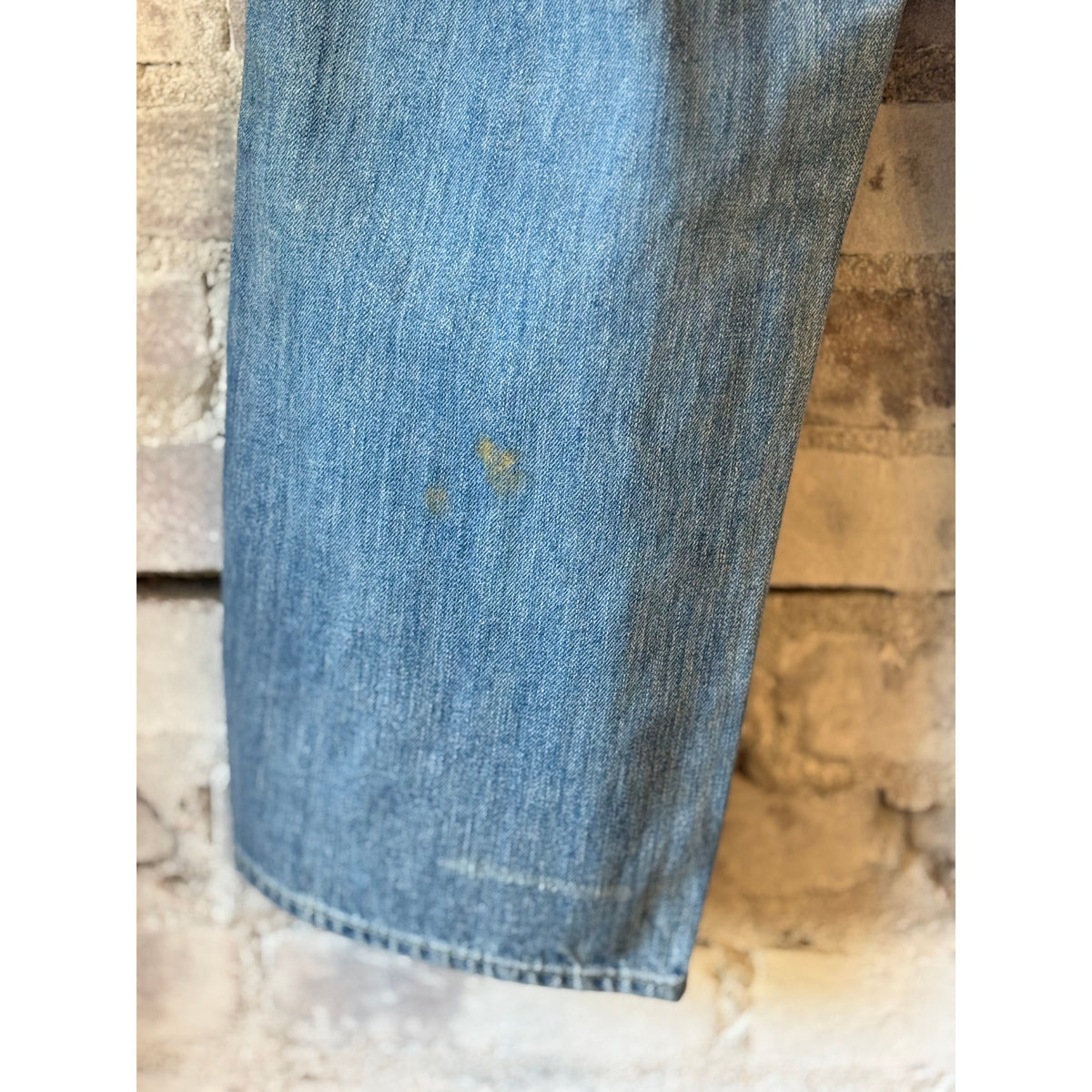 Men's unisex 13oz wide width adjustable pants by Chimala in smoky light color, featuring a relaxed fit and wide leg design.