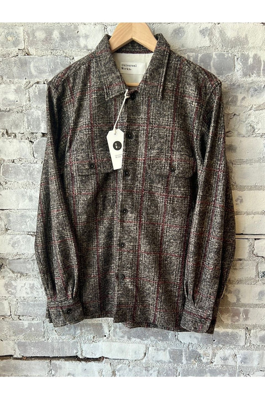 L/S Fleece Utility Shirt - Brown Bari - DUNE + SALT