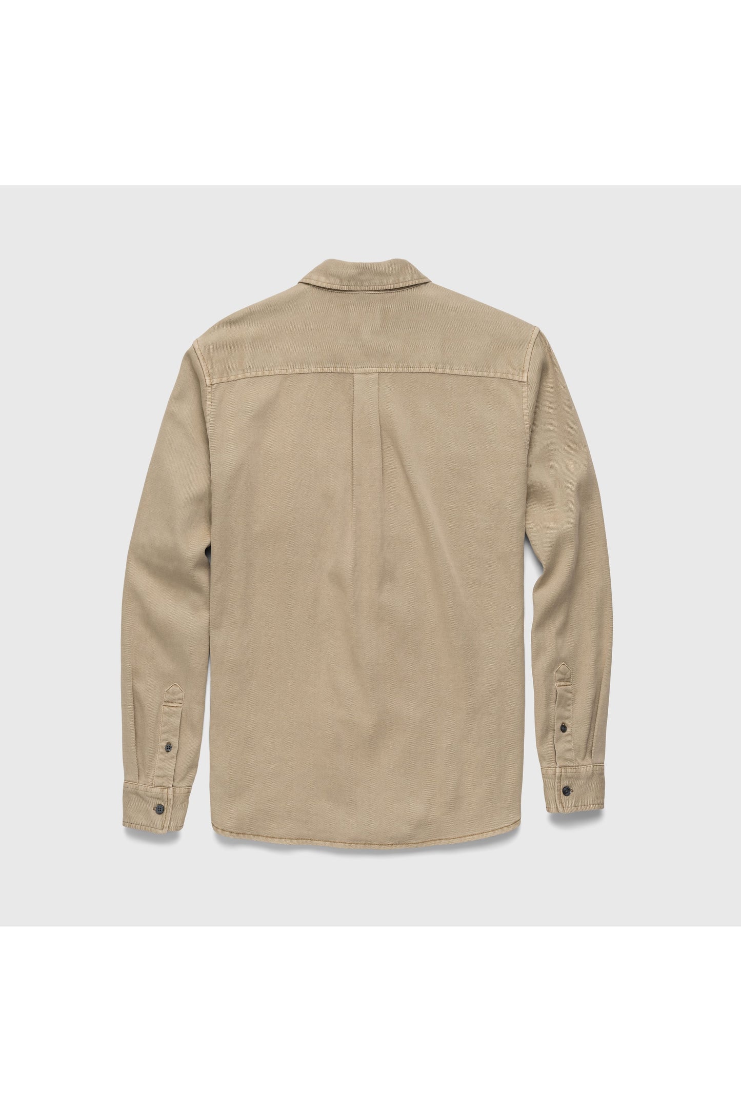 Jeb L/S Two-Pocket Garment-Dyed Shirt - Chinchilla - DUNE + SALT