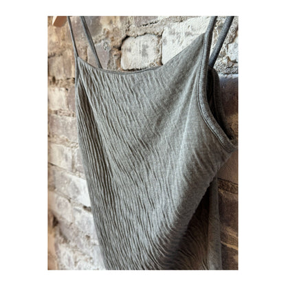 Women's Hi-Soft Double Face Camisole in charcoal, V::Room brand, featuring a soft, double-layer fabric design for comfort.