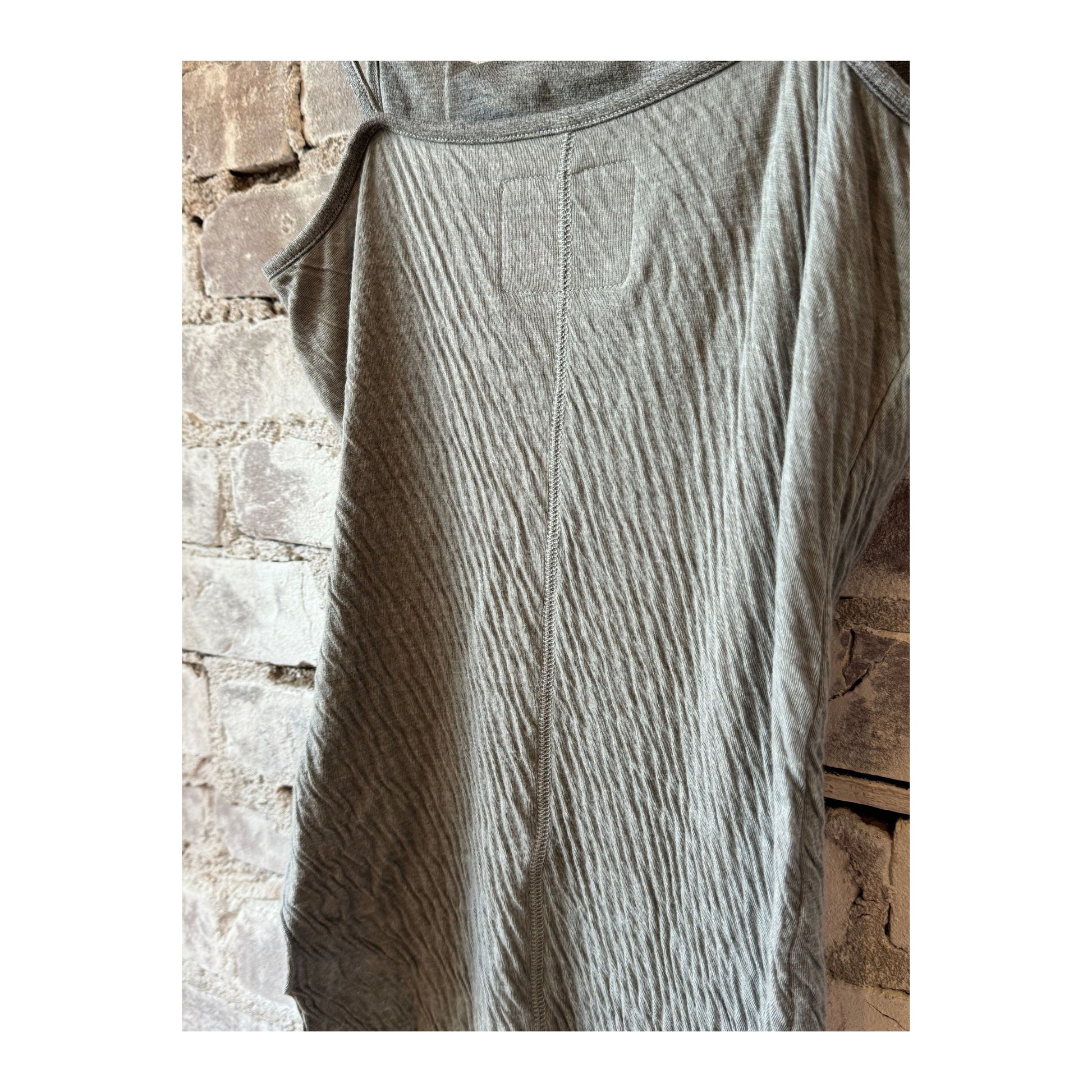 Women's Hi-Soft Double Face Camisole by V::Room in charcoal, showing the soft, double-layer fabric and sleek fit.