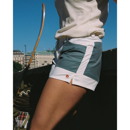 Women's 5incher Field Shorts - Offwhite/Terra Red - DUNE + SALT