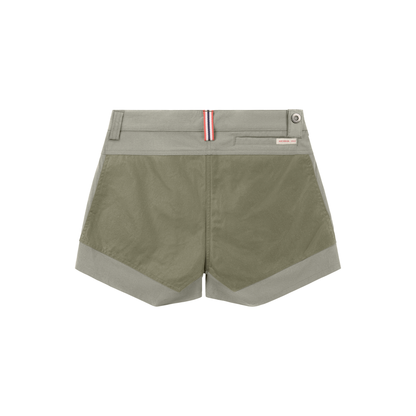 Women's 5incher Field Shorts -Blue Surf/Olive Ash - DUNE + SALT
