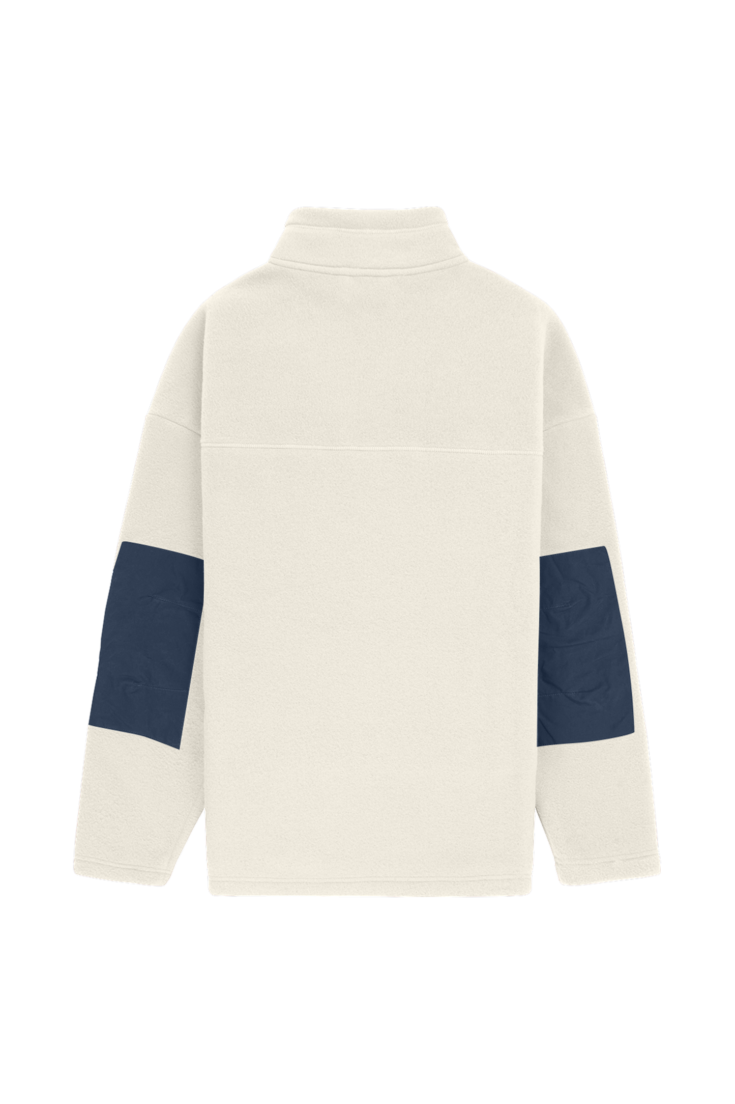 Women's V-Bond Waxed Fleece - Natural/Navy - DUNE + SALT