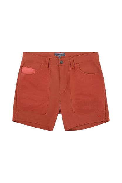 Men's 7incher Field Short - Terra Red/Red - DUNE + SALT