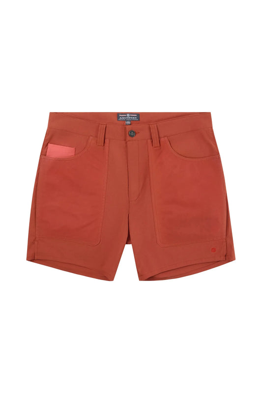 Men's 7incher Field Short - Terra Red/Red - DUNE + SALT