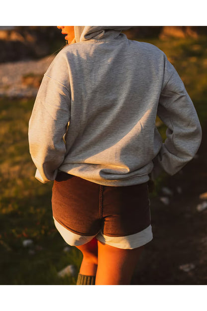 Women's 5incher Concord Shorts - Natural/Cowboy - DUNE + SALT