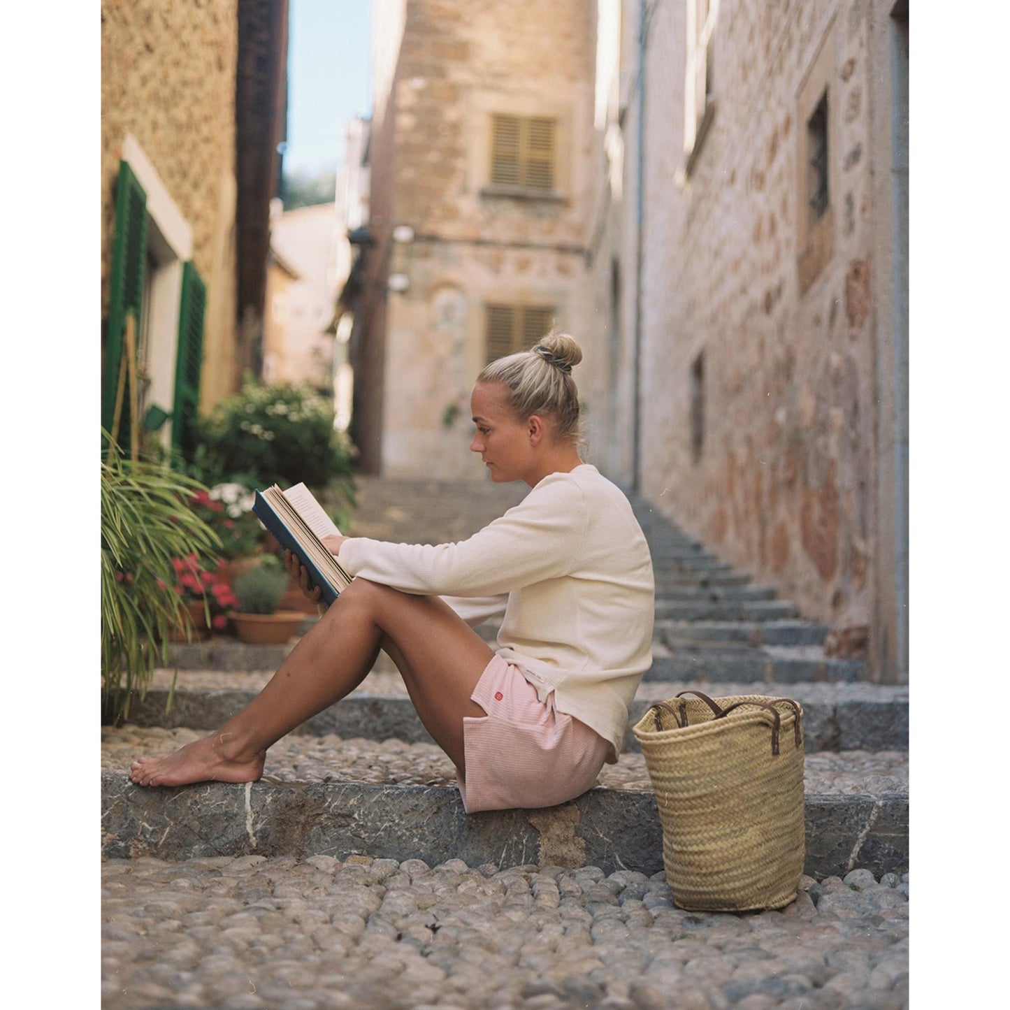 4Incher Comfy Cord Shorts - Aqua - DUNE + SALT