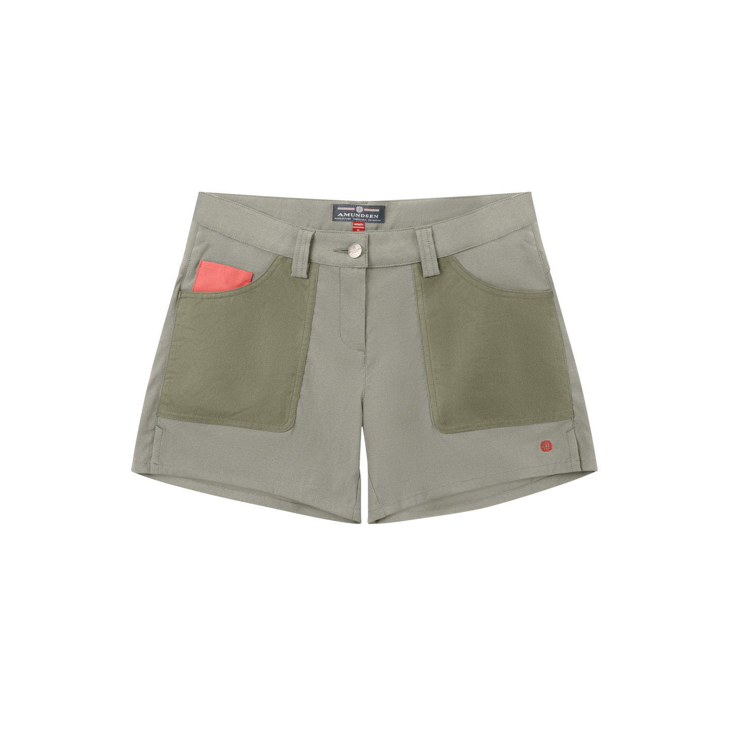 Women's 5incher Field Shorts -Blue Surf/Olive Ash - DUNE + SALT