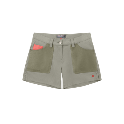 Women's 5incher Field Shorts -Blue Surf/Olive Ash - DUNE + SALT
