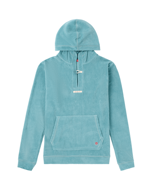 Comfy Cord Hood - Aqua - DUNE + SALT