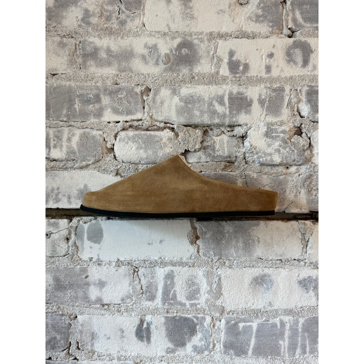 Women's Dear Frances Vico Suede Mule in caramel, showcasing the stylish slip-on footwear with a sleek suede finish.