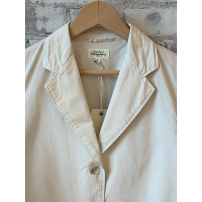 Women's Hartford Vizir Woven Jacket in stone color, showcasing a stylish, lightweight woven jacket with a tailored fit.