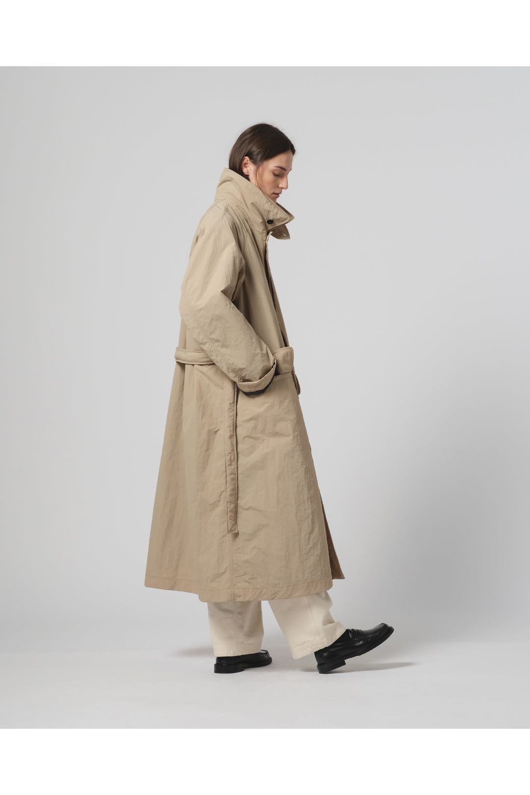 G.O.D Military Nylon Fuji Trench - Oyster