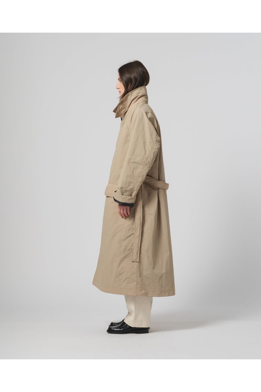 G.O.D Military Nylon Fuji Trench - Oyster
