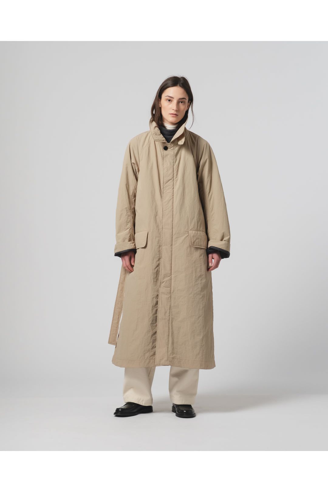 G.O.D Military Nylon Fuji Trench - Oyster