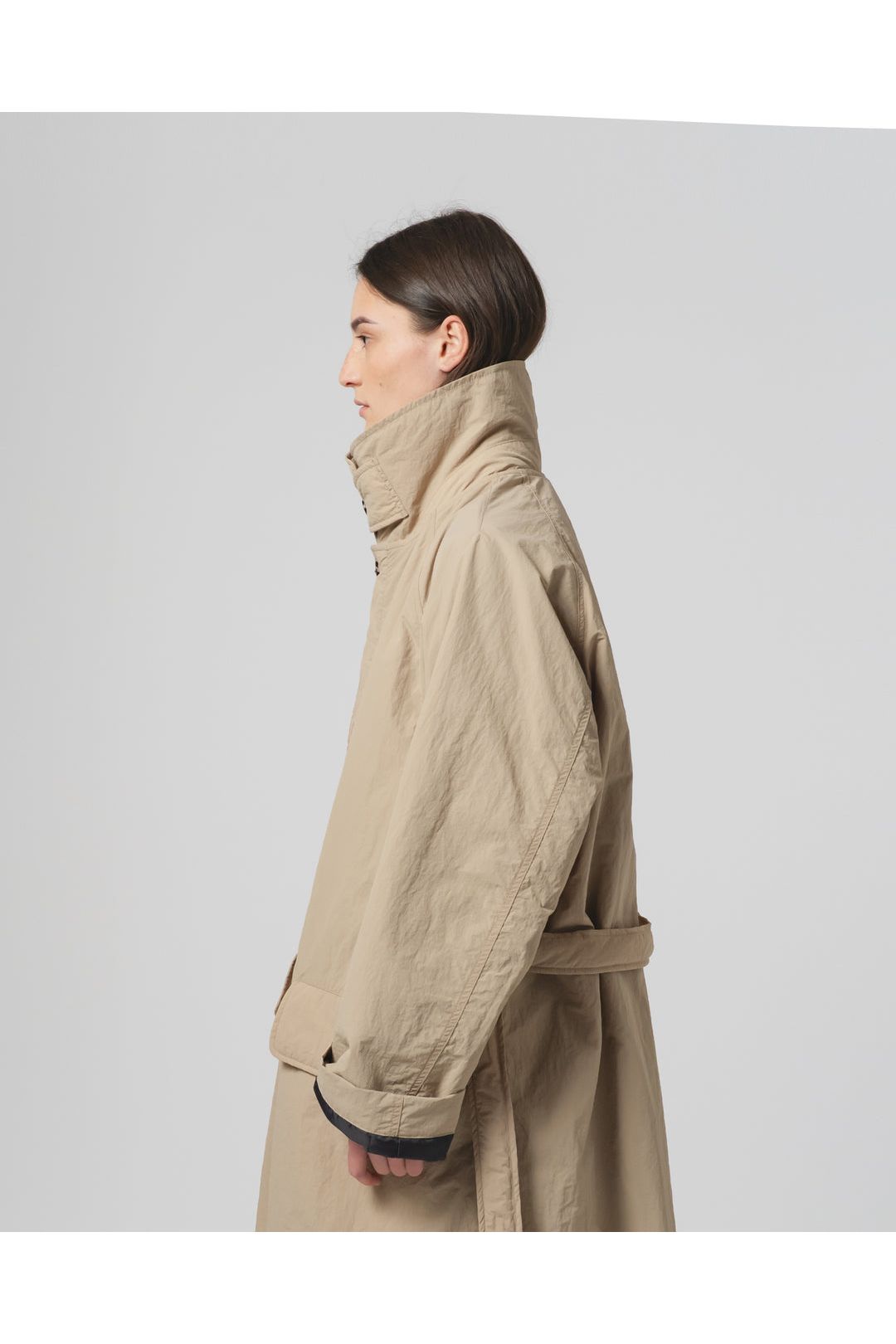 G.O.D Military Nylon Fuji Trench - Oyster