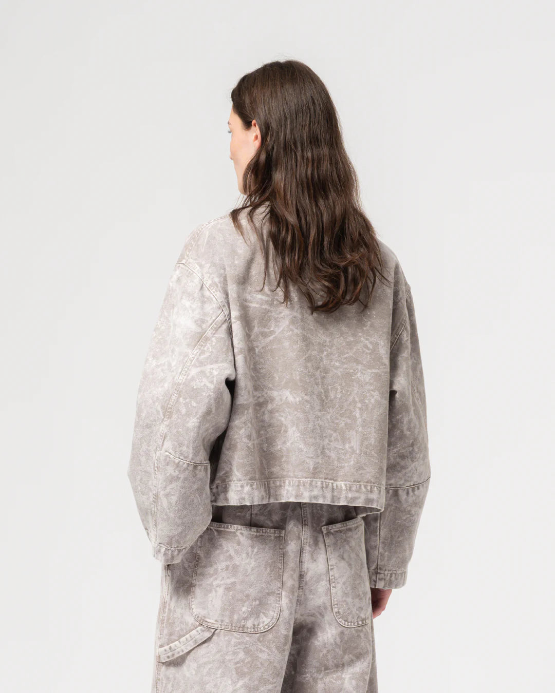 G.O.D. Nuclear Canvas Jacket - Grey Marble