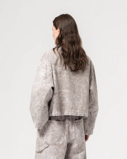 G.O.D. Nuclear Canvas Jacket - Grey Marble