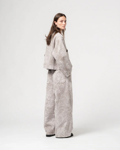 G.O.D. Nuclear Canvas Jacket - Grey Marble