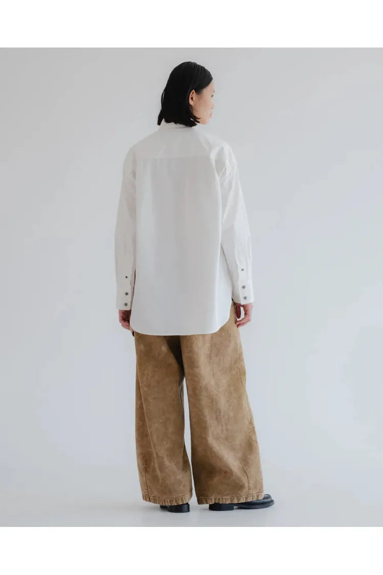 G.O.D. Icon Poplin Shirt - Milk - DUNE + SALT