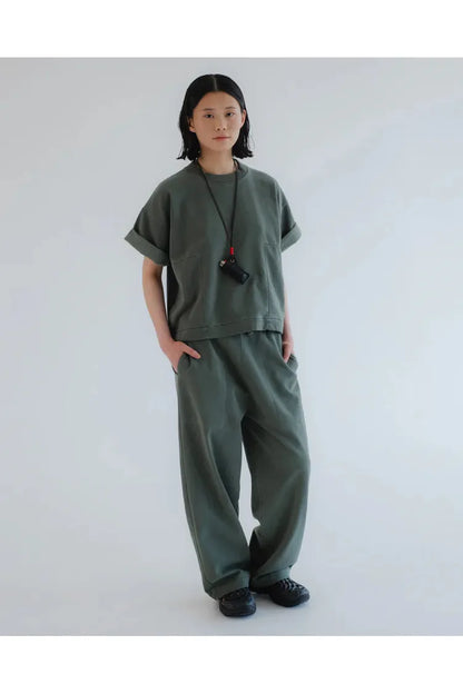 G.O.D. Physical Tee Twill Jersey - Forest Green - DUNE + SALT