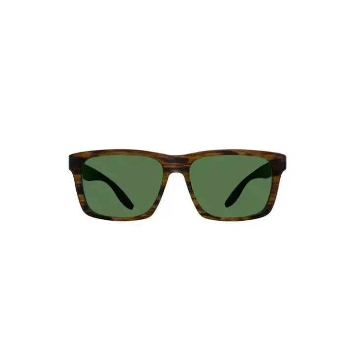 Men's Barton Perreira Walker polarized sunglasses in matte sulcata tortoise and forest with tinted lenses, stylish and durable eyewear.