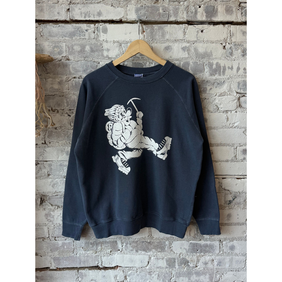 Men's blue corn Wayne raglan sleeve sweatshirt by Big Rock Candy Mountaineering, with comfortable fit and casual style.