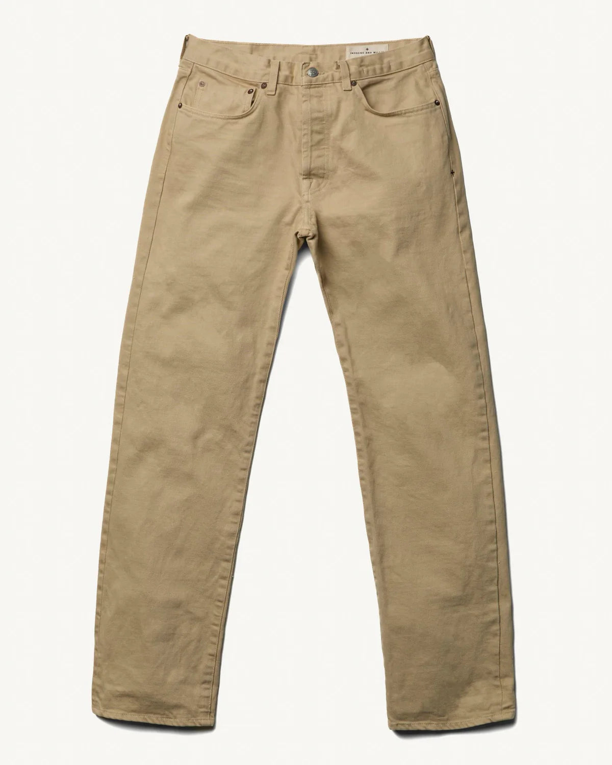 imogene + willie Lewis Desert Selvage Rinse White Smoke