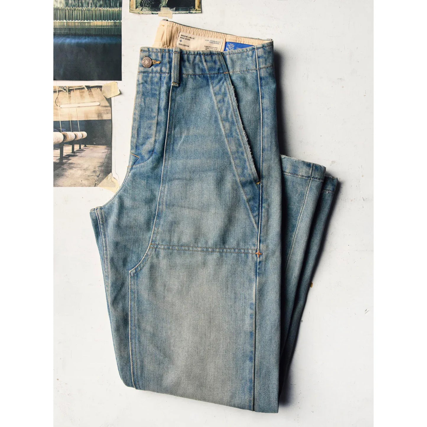 Hencye Workpant - Natural Indigo - DUNE + SALT