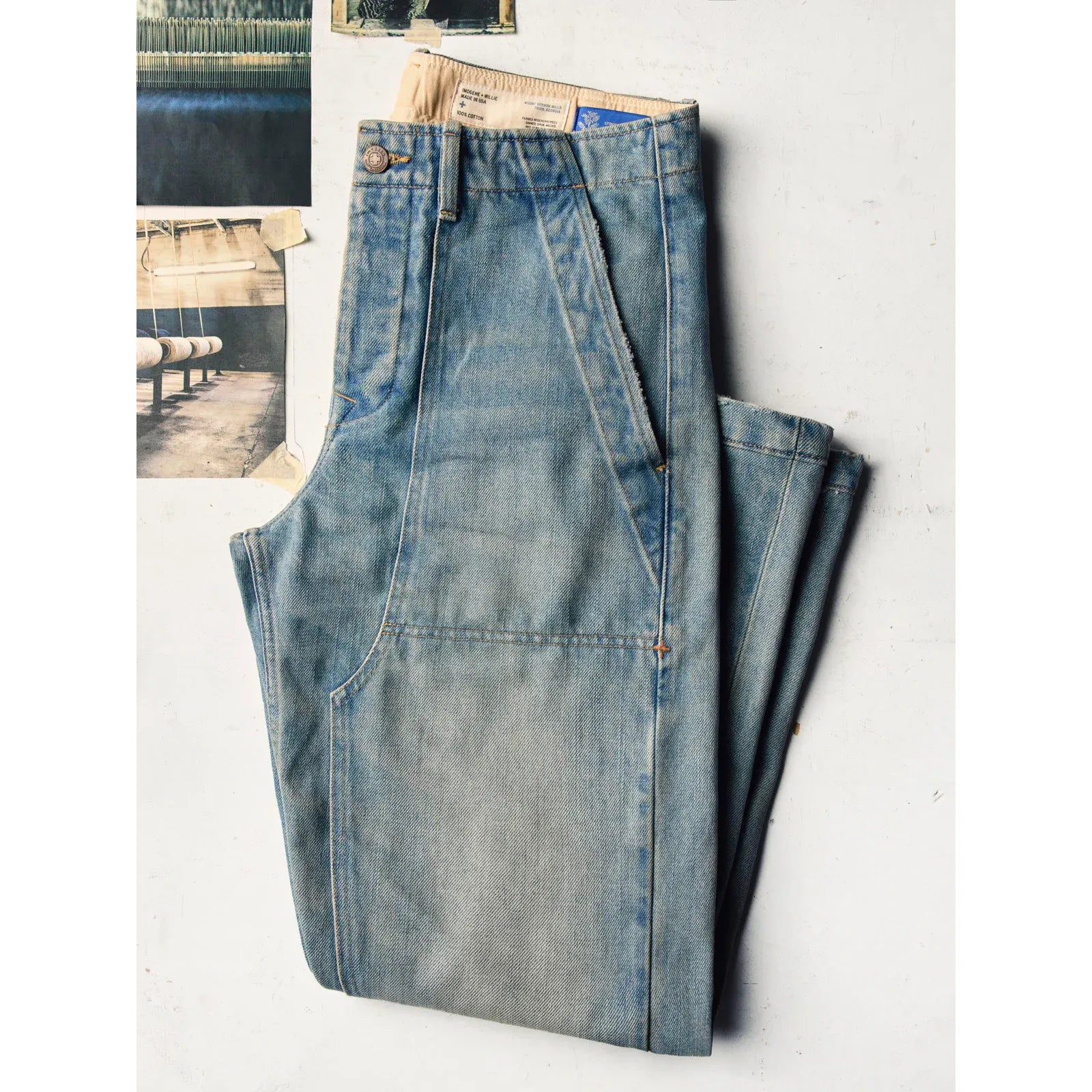Hencye Workpant - Natural Indigo - DUNE + SALT