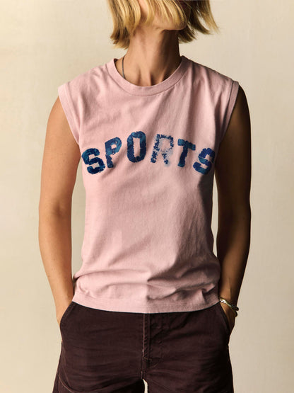 Sports Muscle Tee - Pink