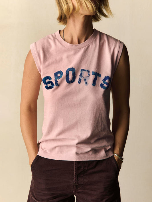 Sports Muscle Tee - Pink