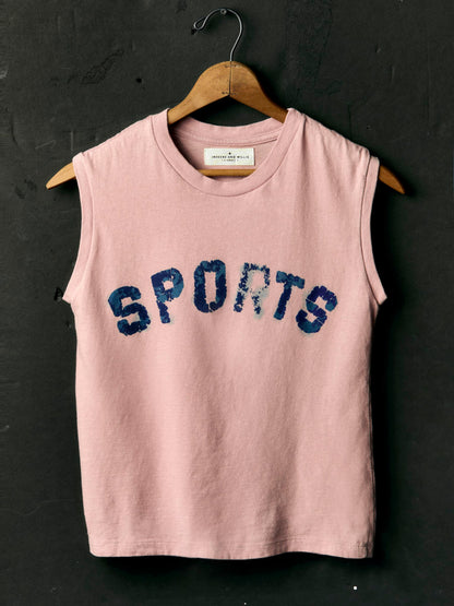Sports Muscle Tee - Pink