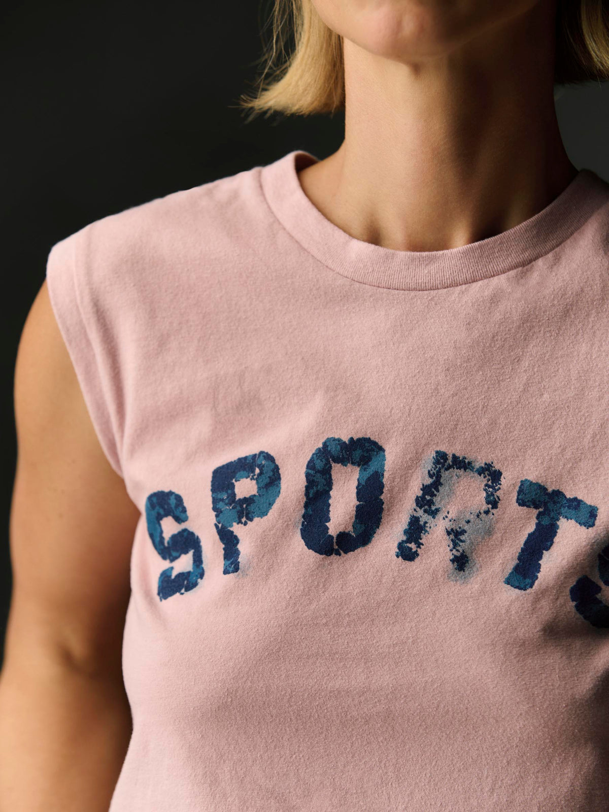 Sports Muscle Tee - Pink