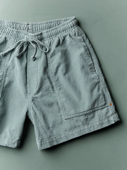 imogene + willie Lounge Cord Short - Sunfaded Blue Slate Gray
