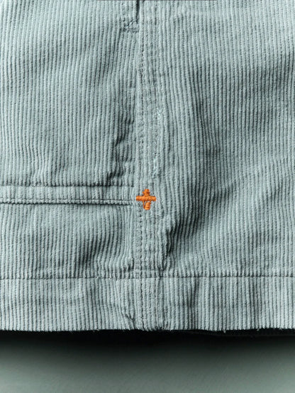imogene + willie Lounge Cord Short - Sunfaded Blue Dark Gray