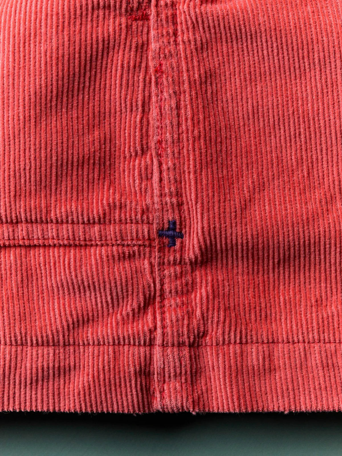 imogene + willie Lounge Cord Short - Sunfaded Red Brown