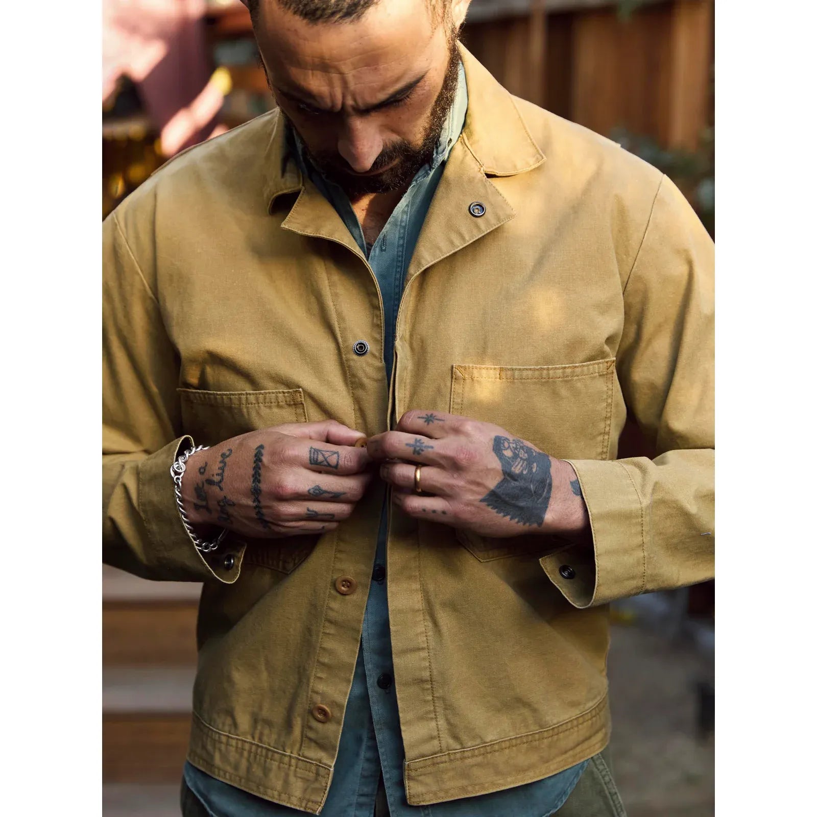 Tracker Jacket - Washed Khaki - DUNE + SALT