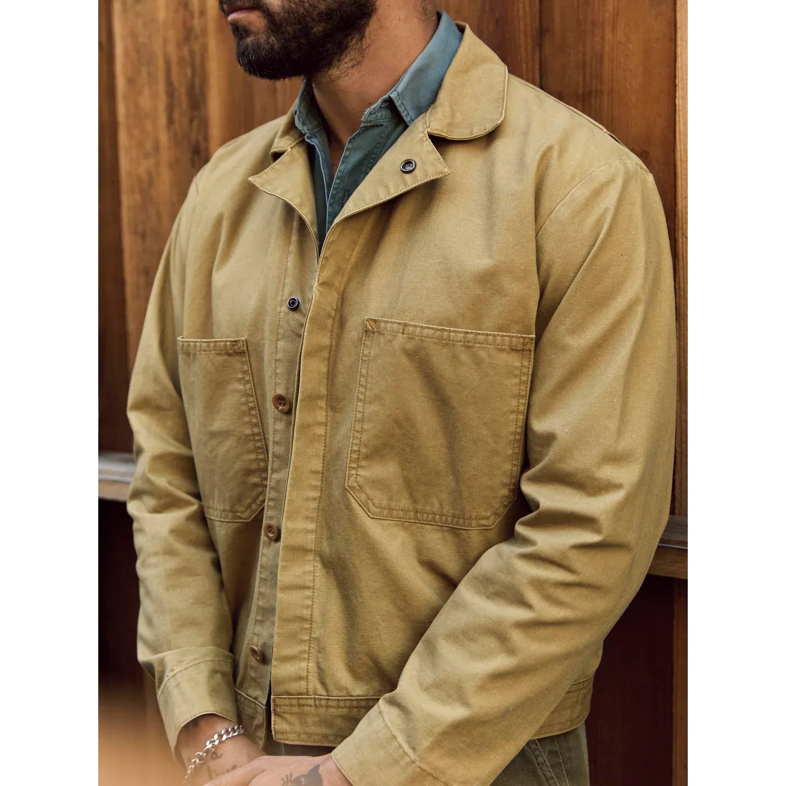 Tracker Jacket - Washed Khaki - DUNE + SALT