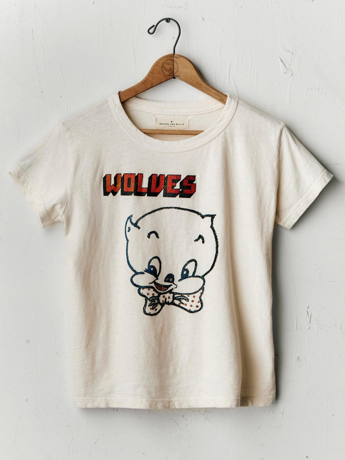 Wolves Drop Tee - Vintage White