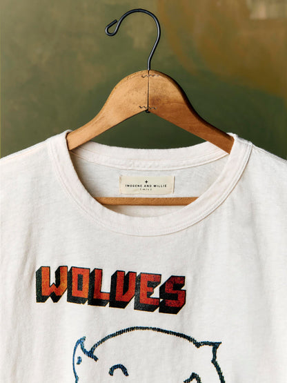 Wolves Drop Tee - Vintage White