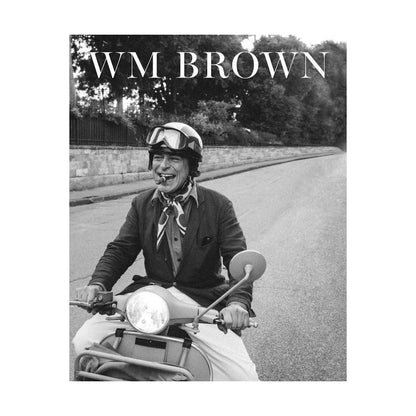 WM Brown Men's magazine issue 15 cover featuring stylish fashion and modern design elements on the front.