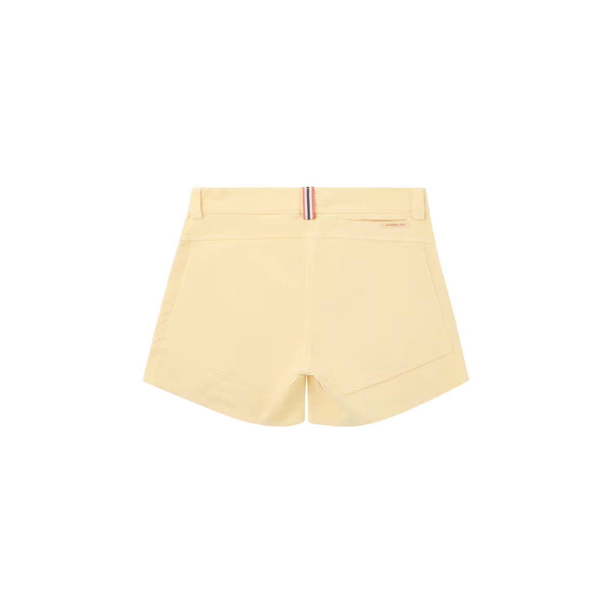 Women's Amundsen 5-inch Concord Garment Dyed Shorts in Butter Cream, showcasing the relaxed fit and soft fabric.
