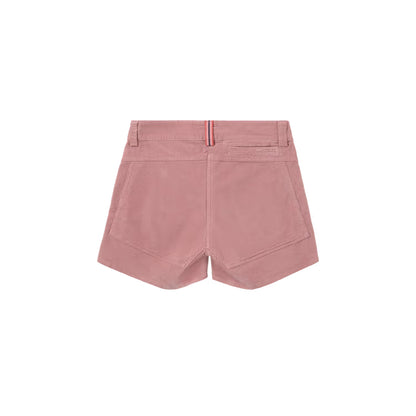Women's Amundsen 5-inch Concord Garment Dyed Shorts in faded peony pink, with relaxed fit and soft fabric for casual wear.