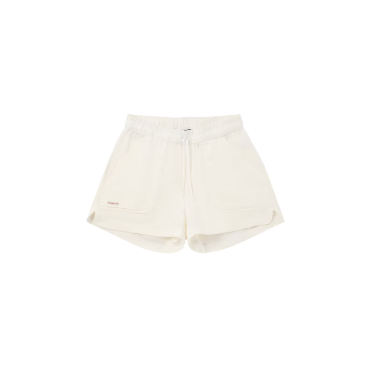 Women's Safari Linen Shorts by Amundsen in natural color, featuring a relaxed fit and lightweight linen fabric.